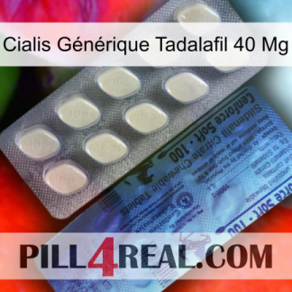 Cialis Générique Tadalafil 40 Mg 34